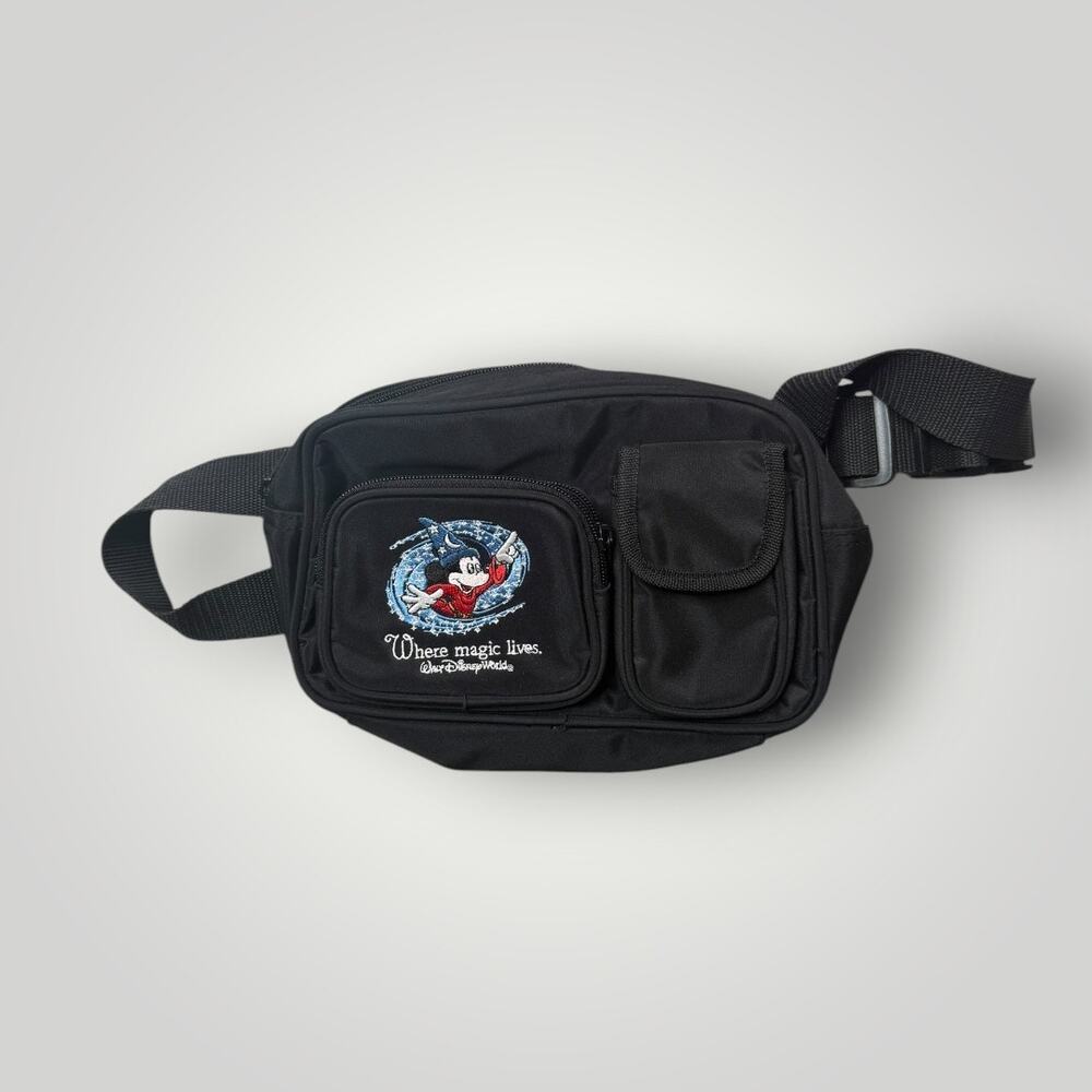Walt Disney World Embroidered Mickey Mouse Logo Fanny Pack Where Magic Lives